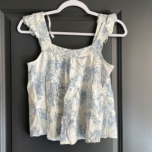 Monteau Linen Babydoll Blouse